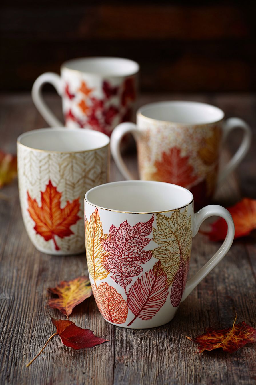 Design Cozy Autumn-Themed Mugs