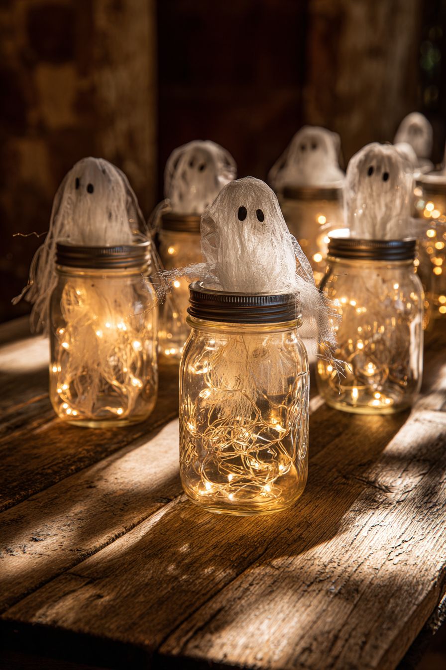 Haunted Fairy Light Jars