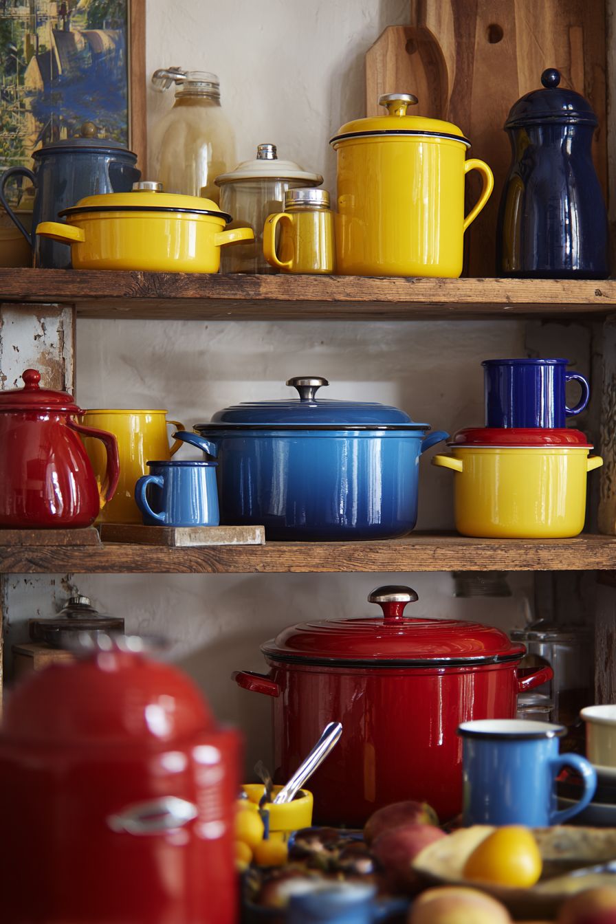Decorate with Enamelware Accents