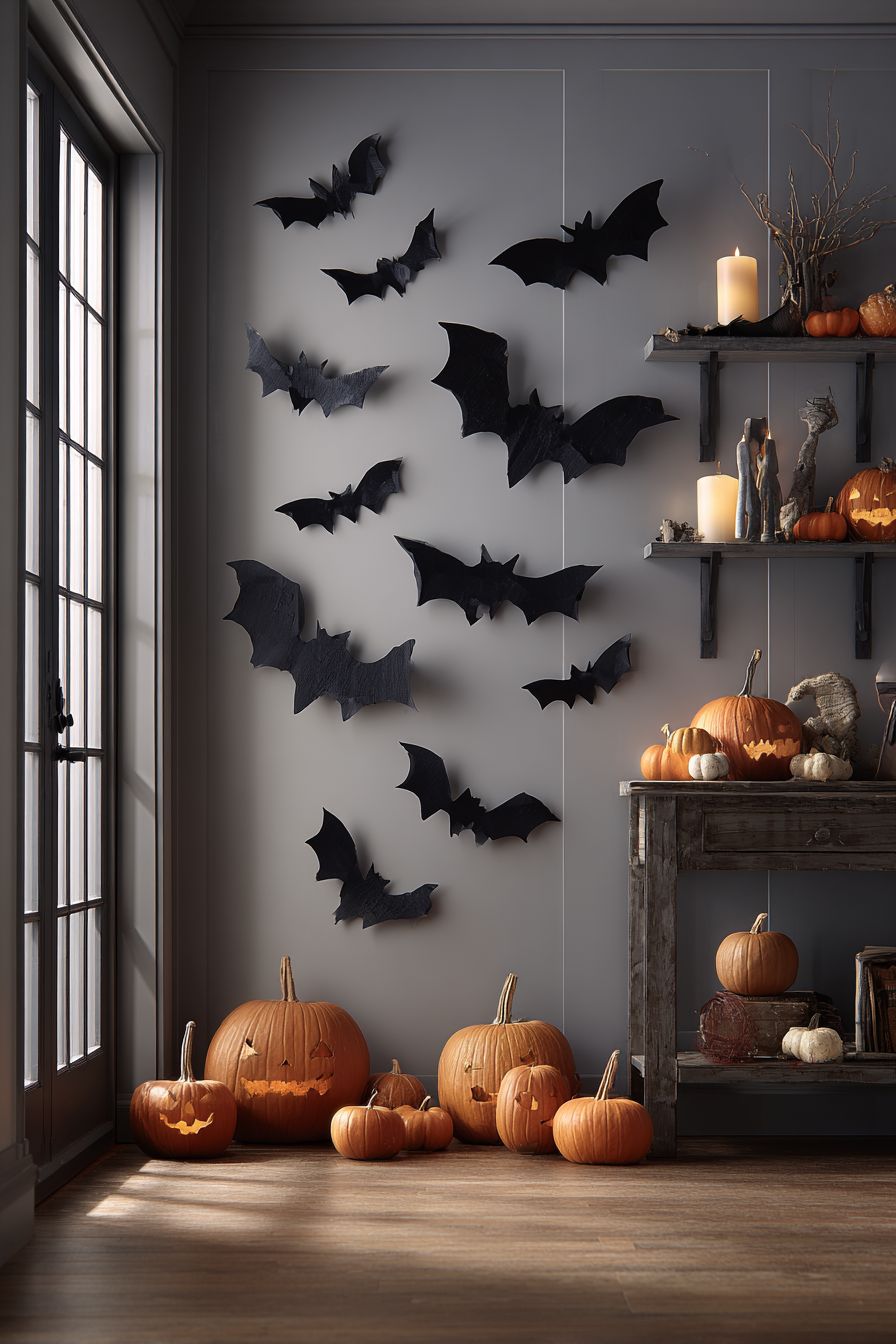 Make a Batty Wall with Removable Stickers