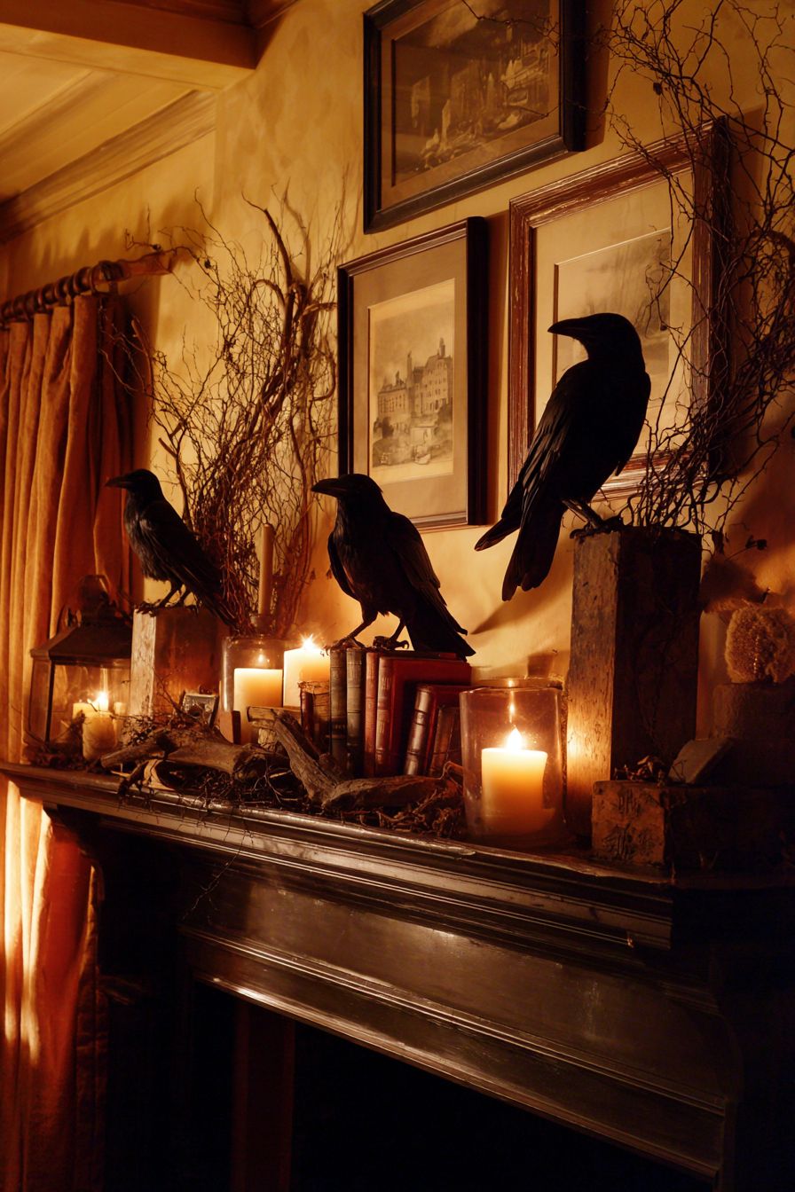 Place Ravens Around for a Gothic Touch