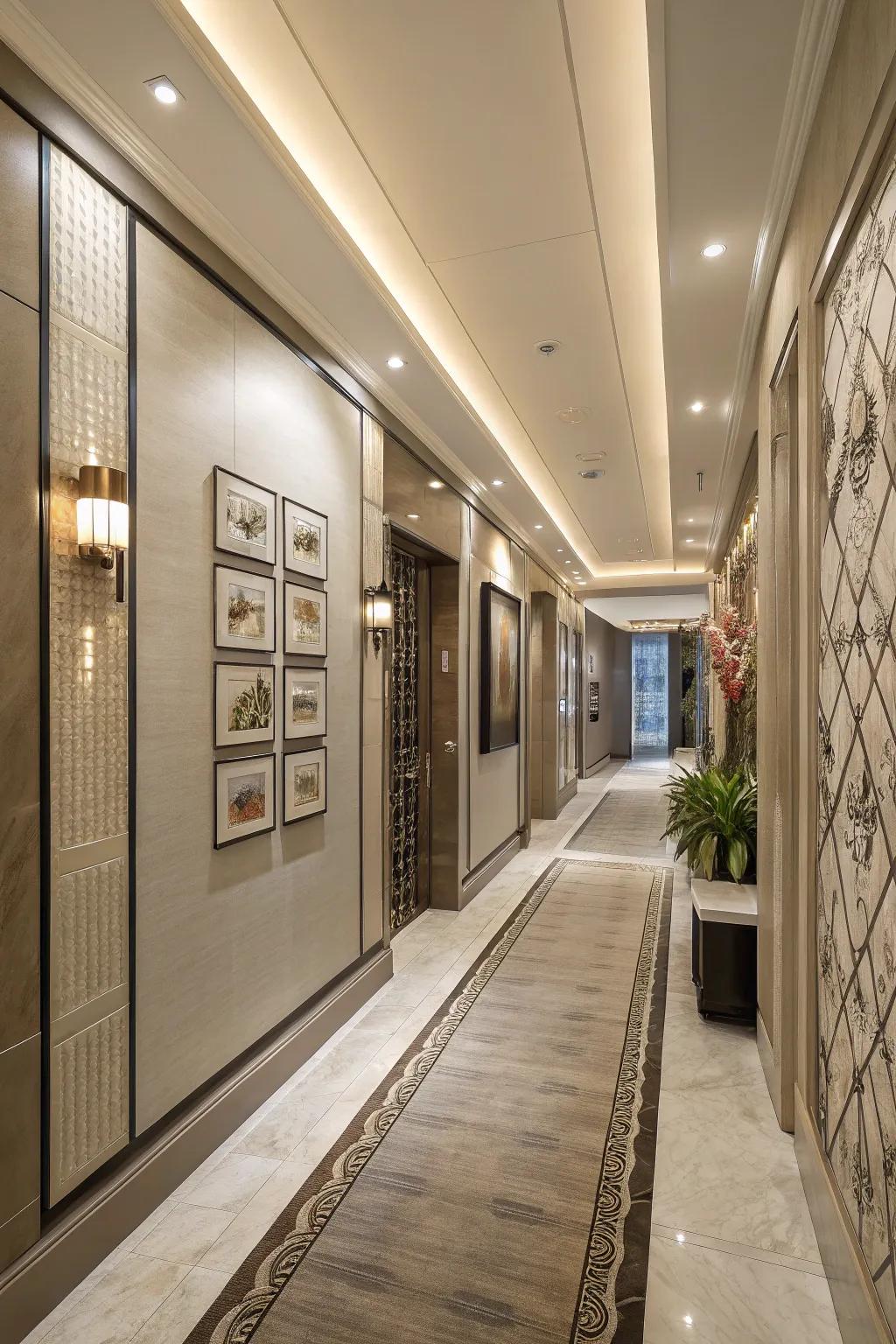 Wall art installation covering furnace