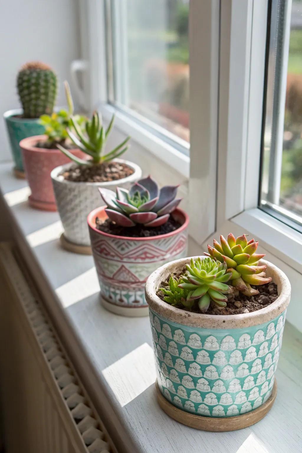 A succulent garden kit to brighten up indoor spaces.
