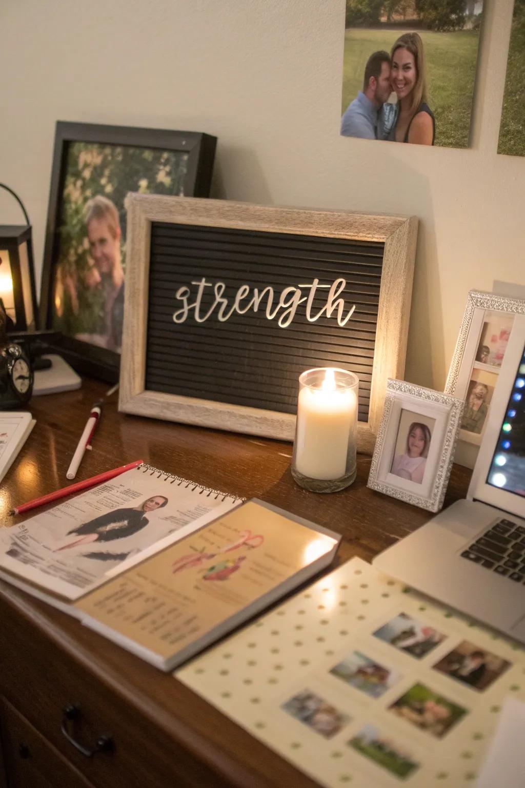 Recognize her strengths with heartfelt praise.