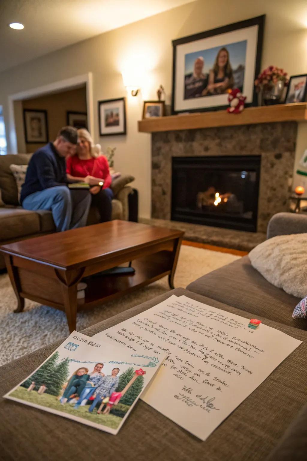 Lighten the mood with humor in your letter.