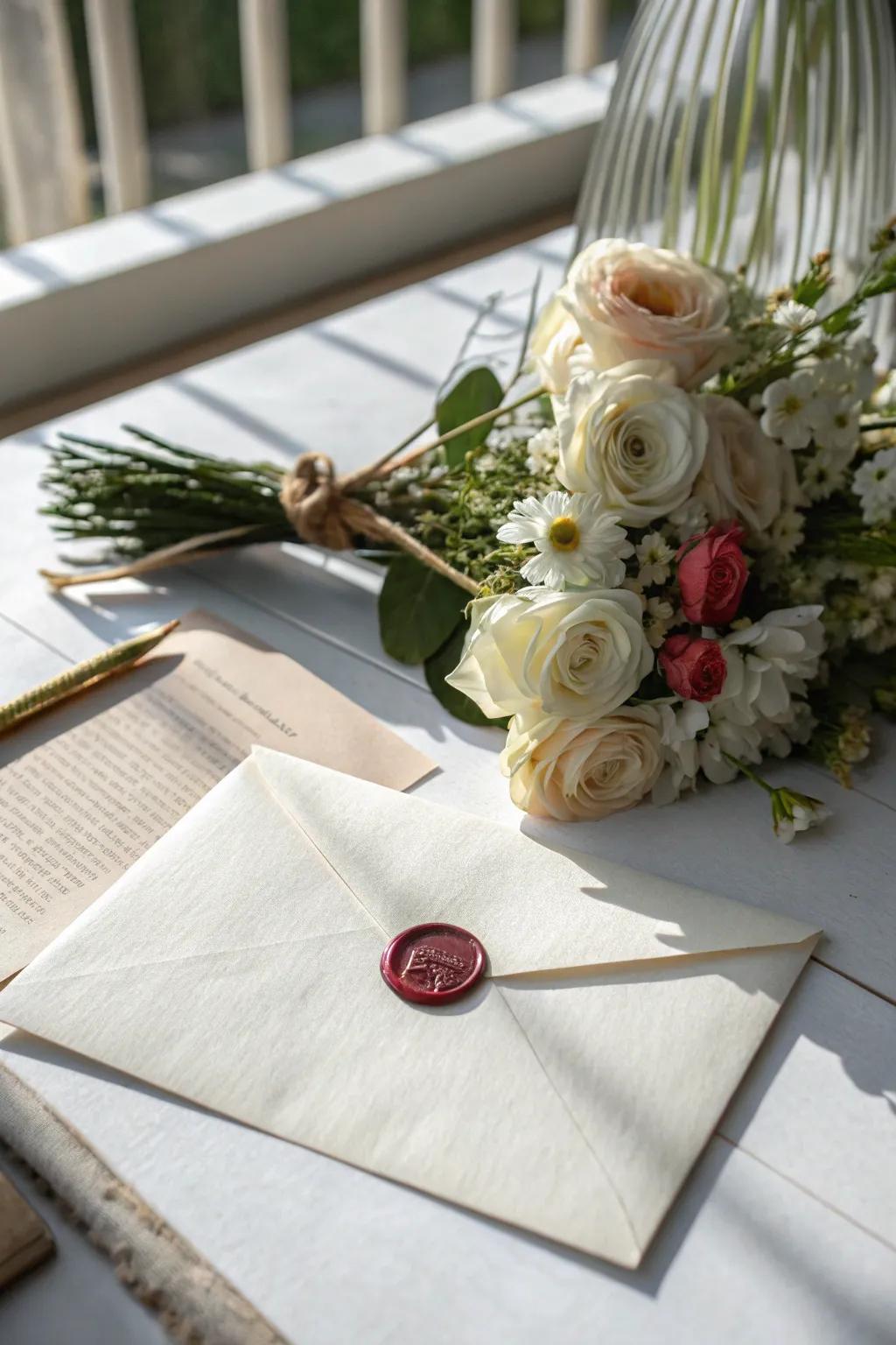 End your letter with a loving closing.