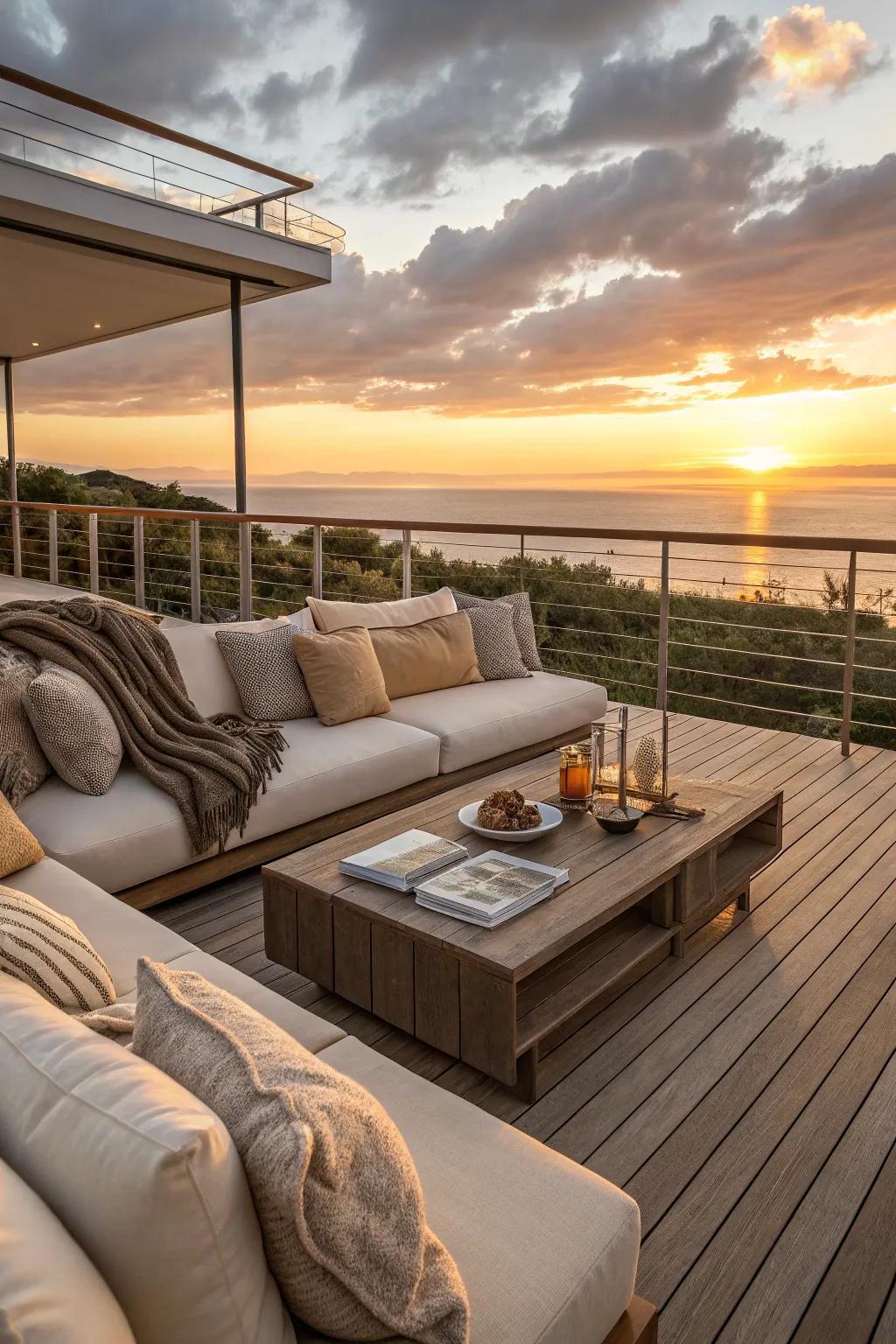 Peaceful lounge area ideal for unwinding.