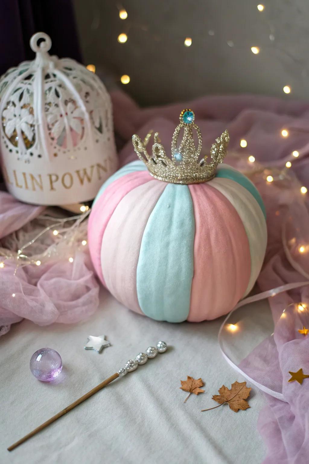 Bring a storybook charm to your home with a fairy tale-inspired pumpkin.