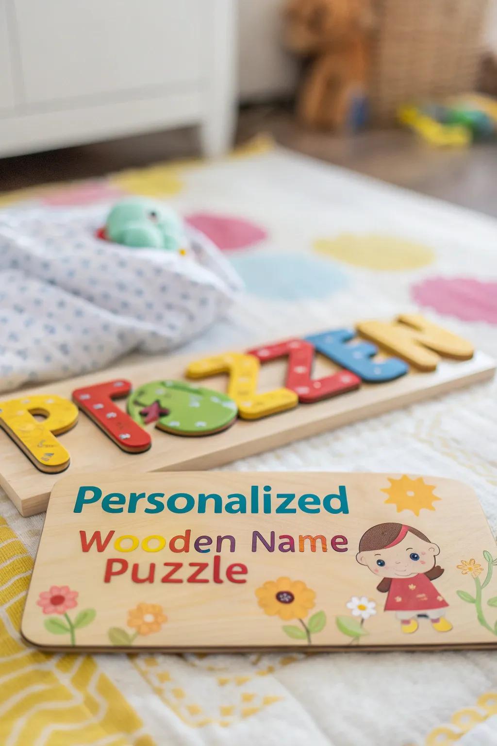 Custom name puzzle for kids