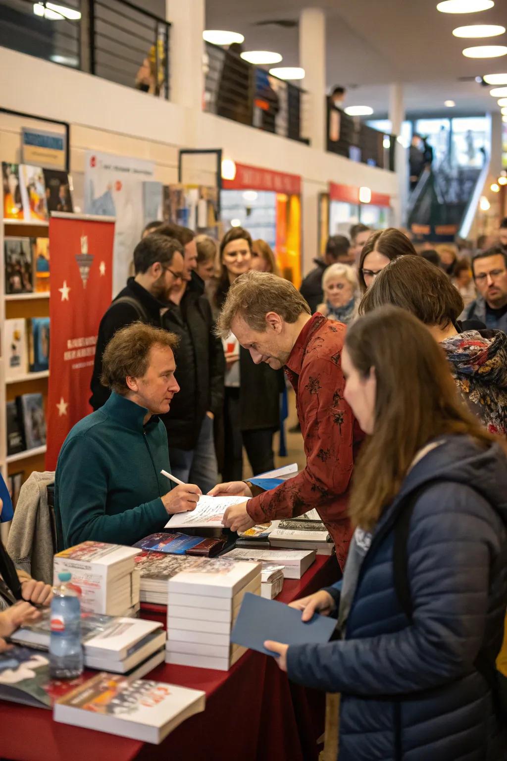 Create unforgettable experiences with meet-and-greets and signings.