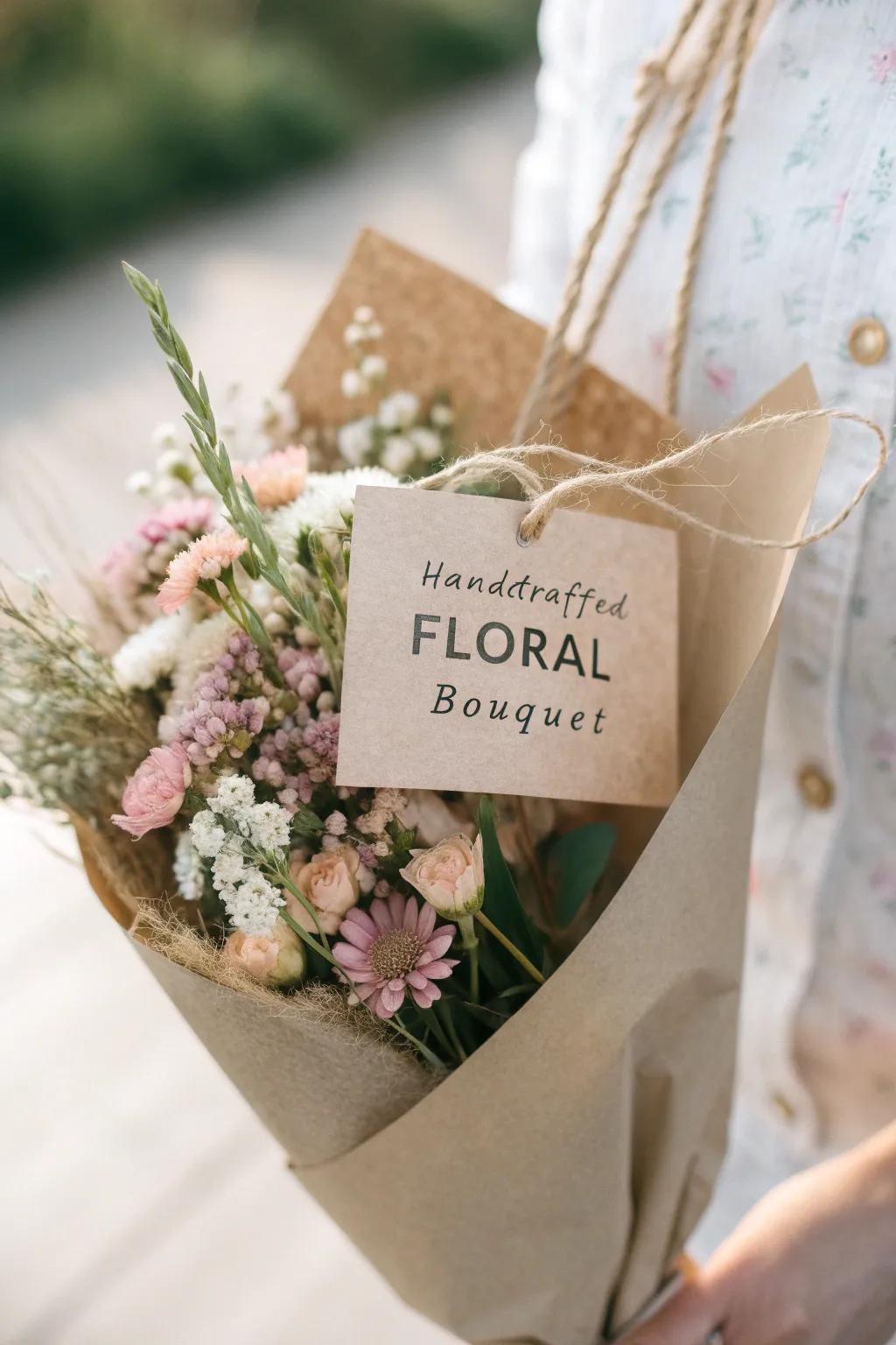 Attach a personalized note to your bouquet for a special touch.