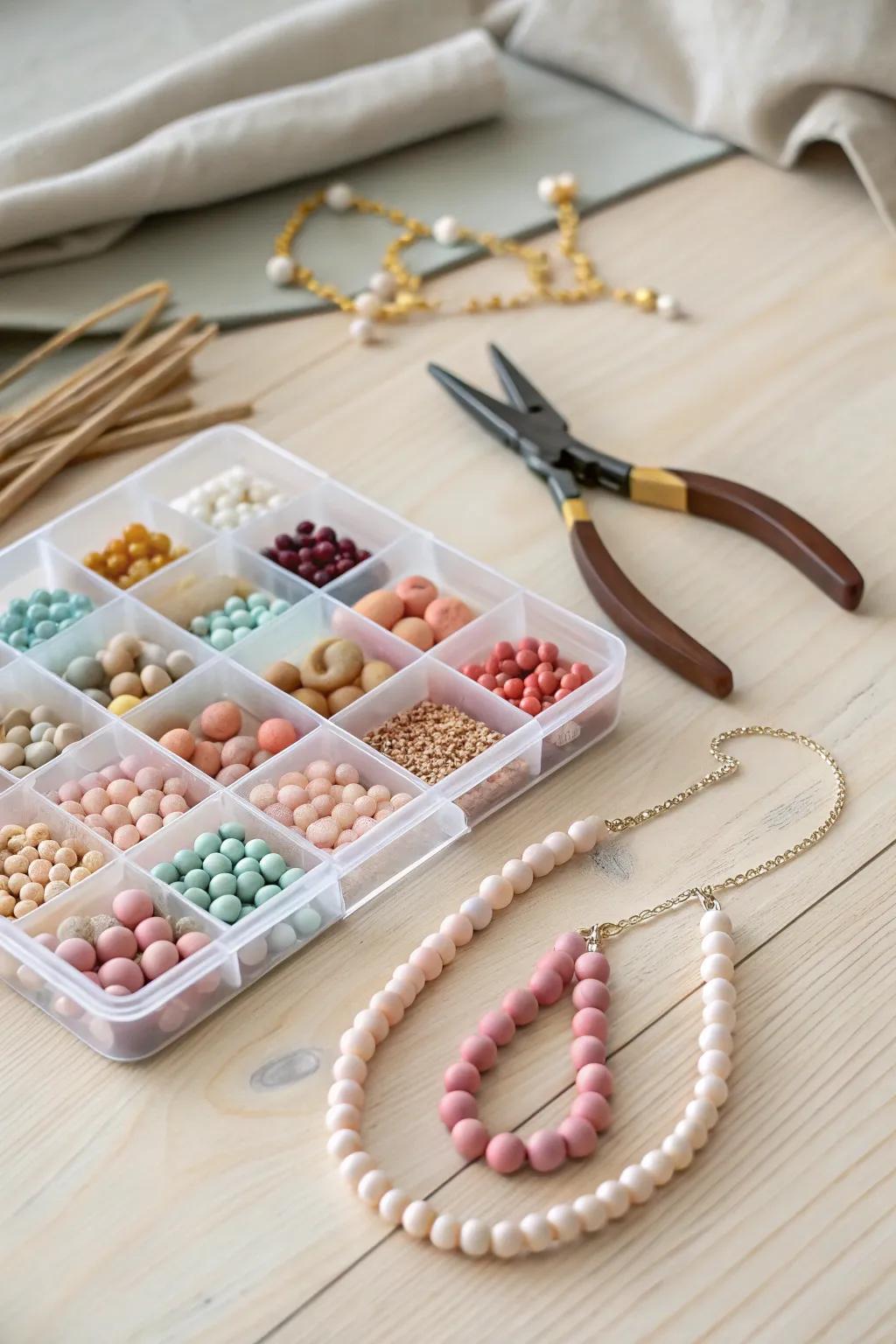 Elegant DIY jewelry making kits for creative expression.