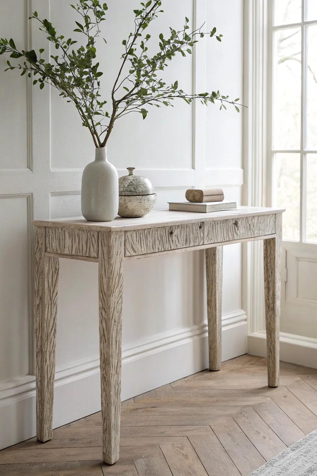 Bring natural textures indoors with tree bark-inspired paint techniques.