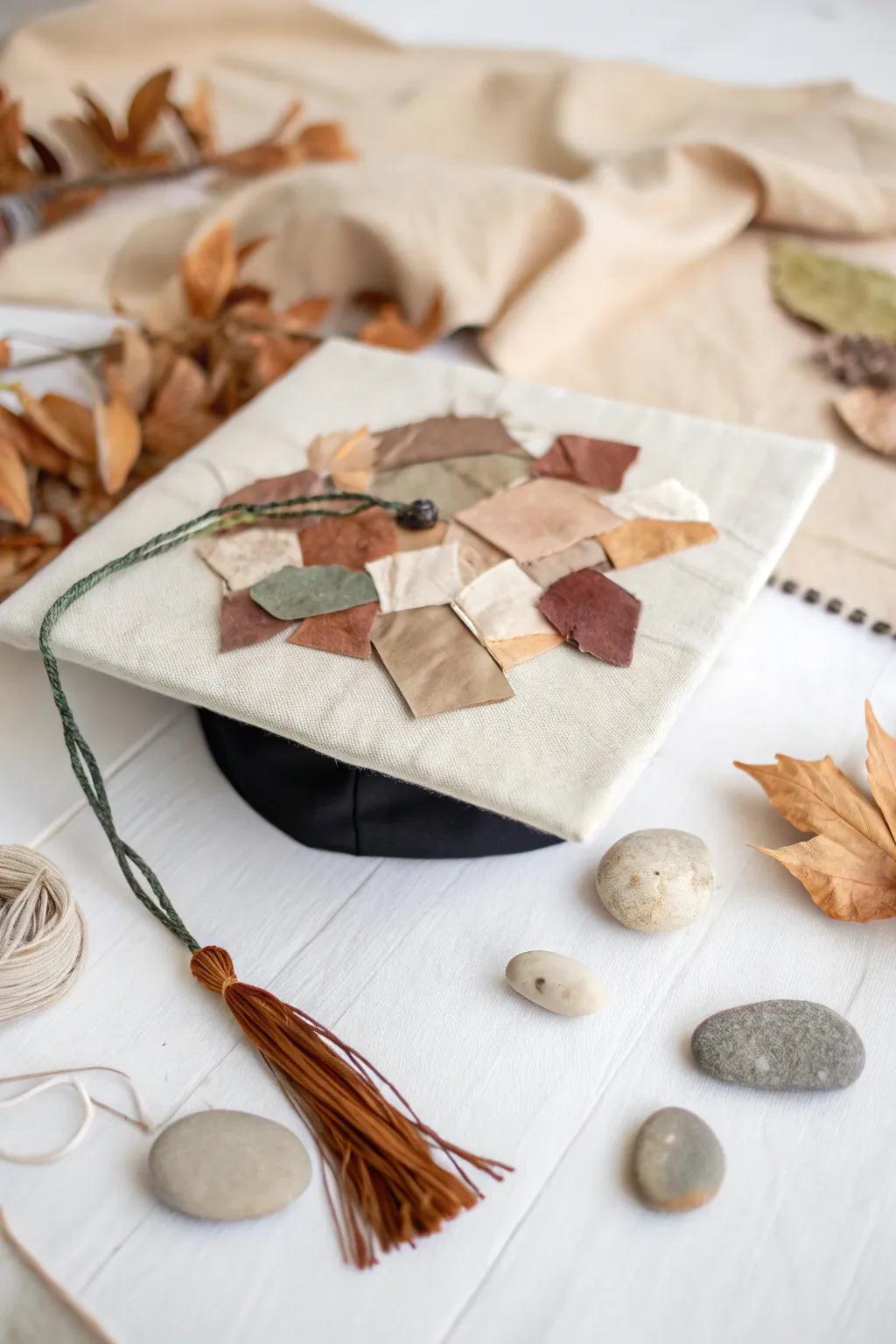 Celebrate your success while honoring the environment with sustainable cap decorations.