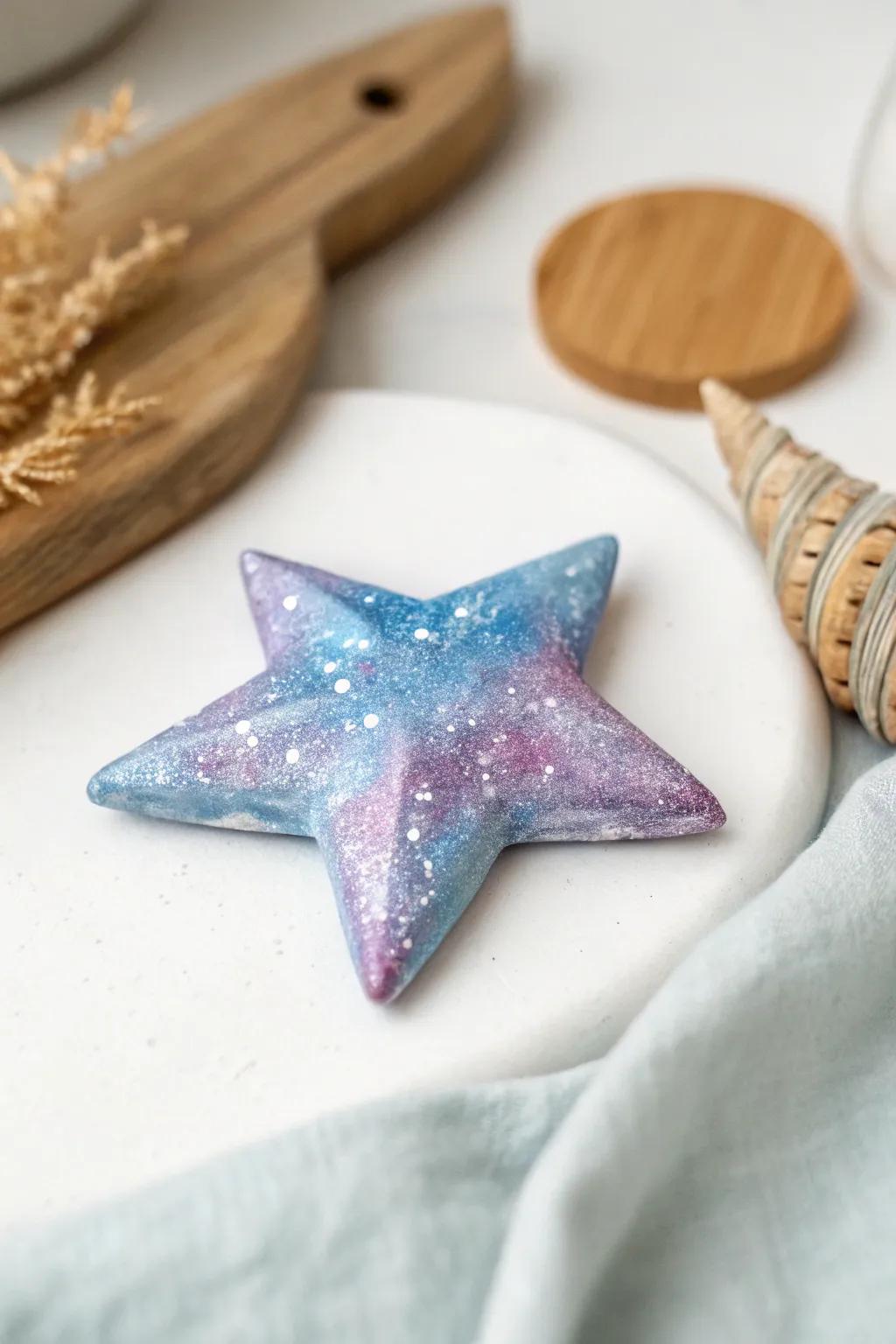 Create your own twinkling stars with these enchanting clay ornaments. ✨