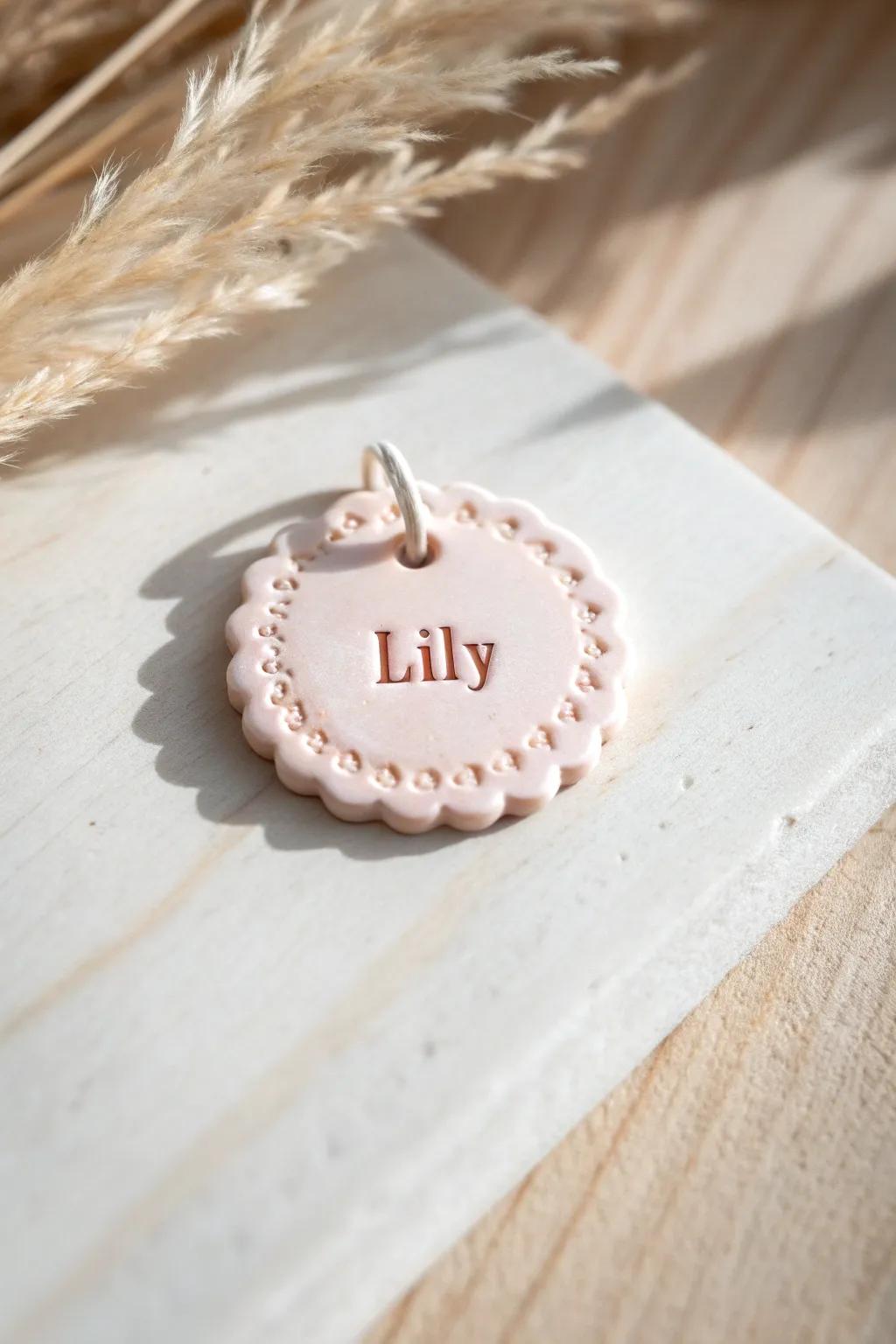 Personalize your space with these adorable kawaii clay name tags.