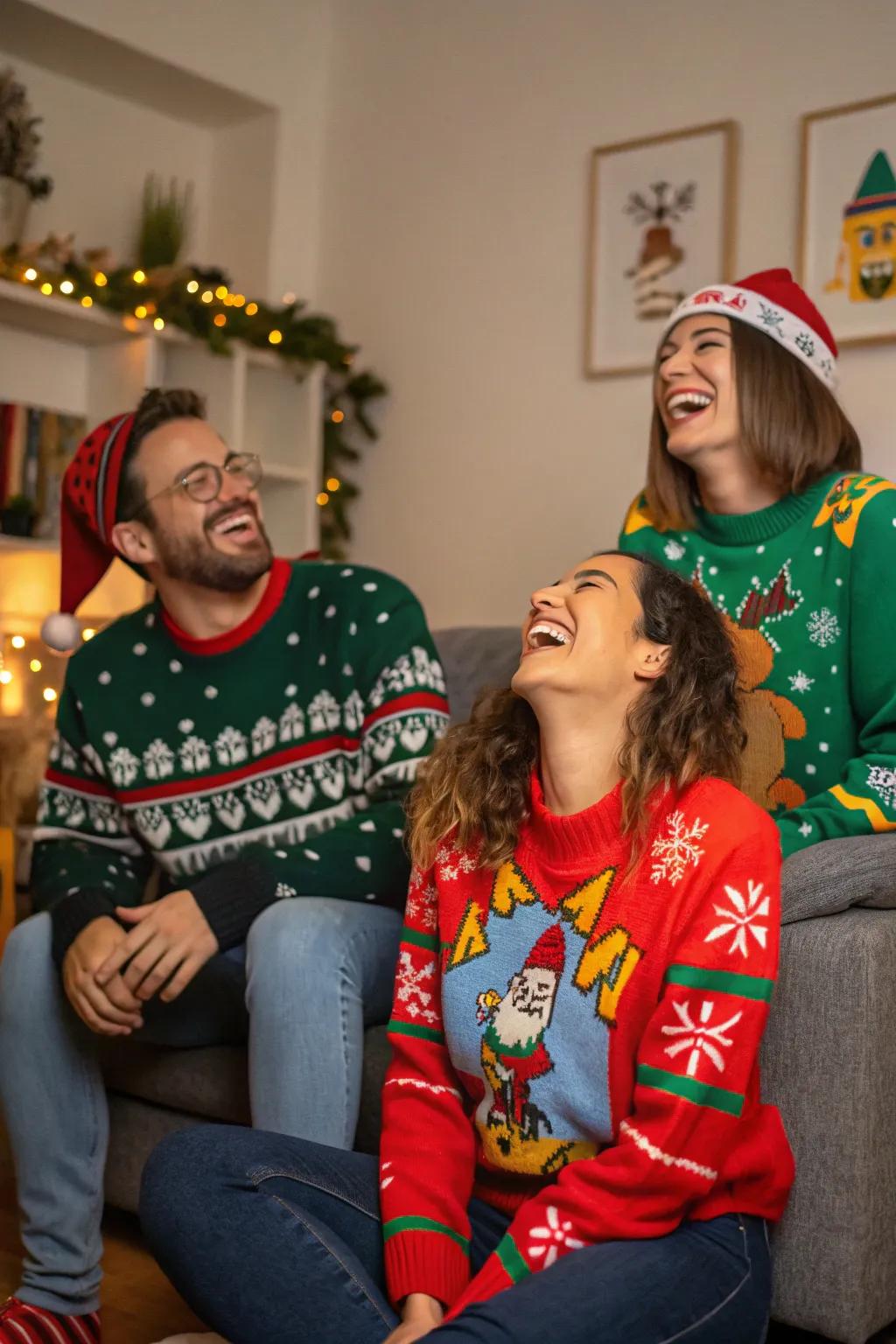 Show off your wildest holiday sweater in a contest.