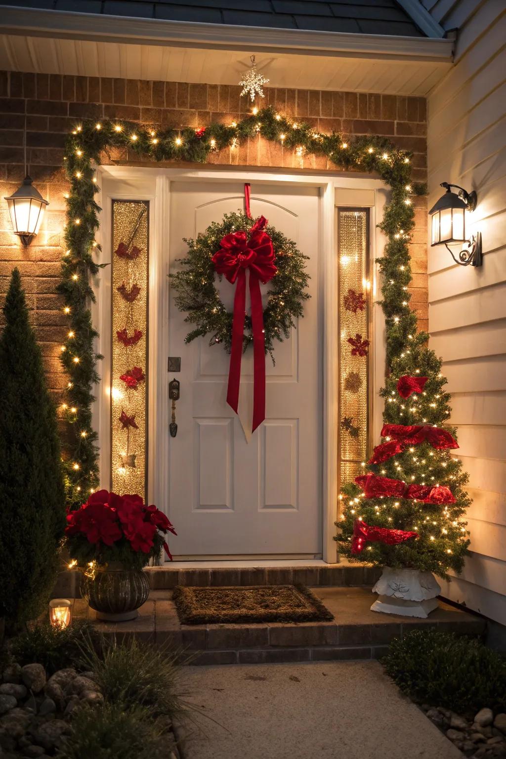 Transform doors into festive works of art.