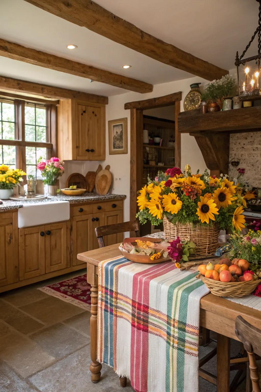 Seasonal accents keep your kitchen lively and inviting.