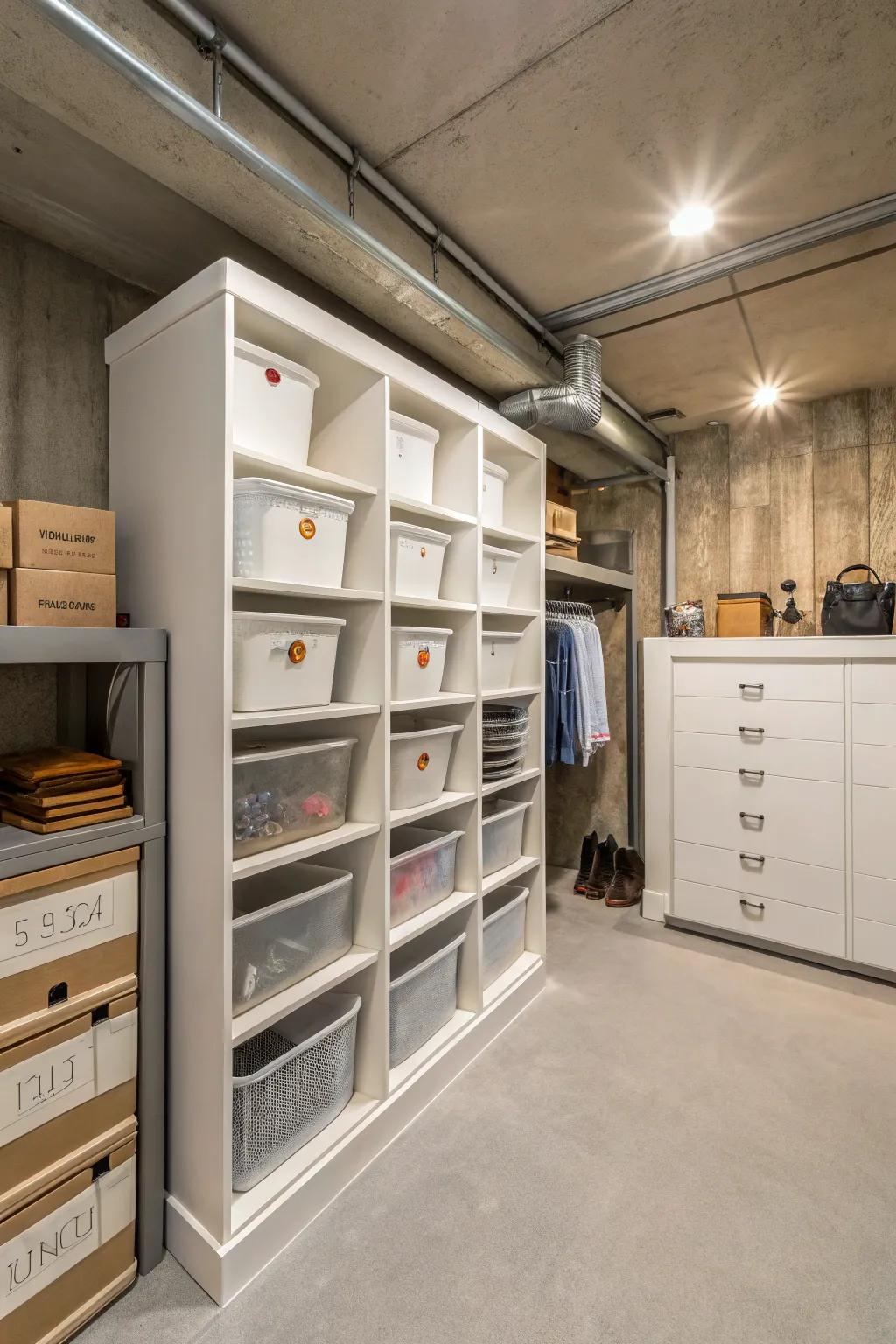 Custom built-in units optimize space and add a polished look.