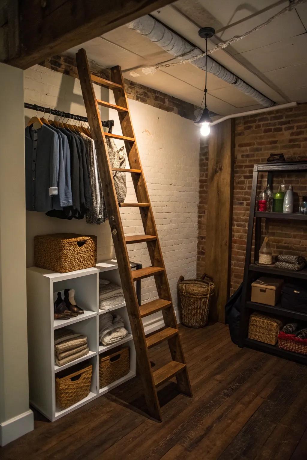 Repurposed items add charm and originality to your storage solutions.