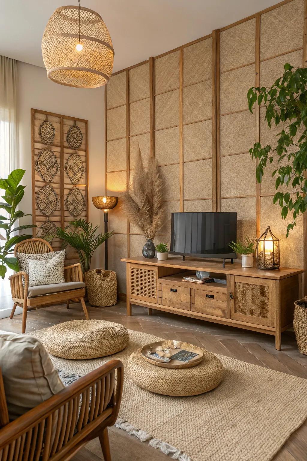 Hemp panels provide a natural and eco-friendly option.