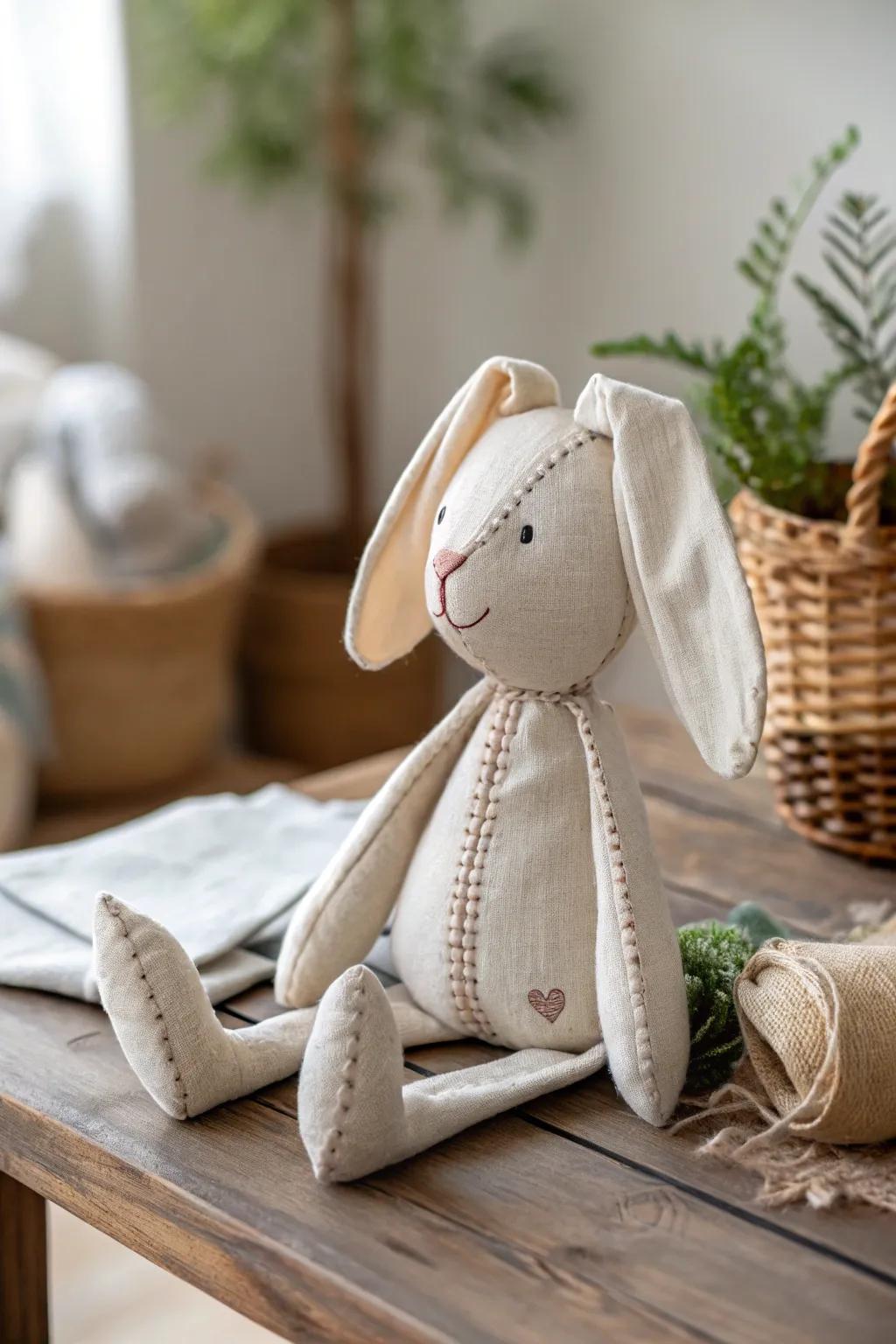 Handmade plush bunnies and chicks add a cozy, festive touch to your Easter celebrations.