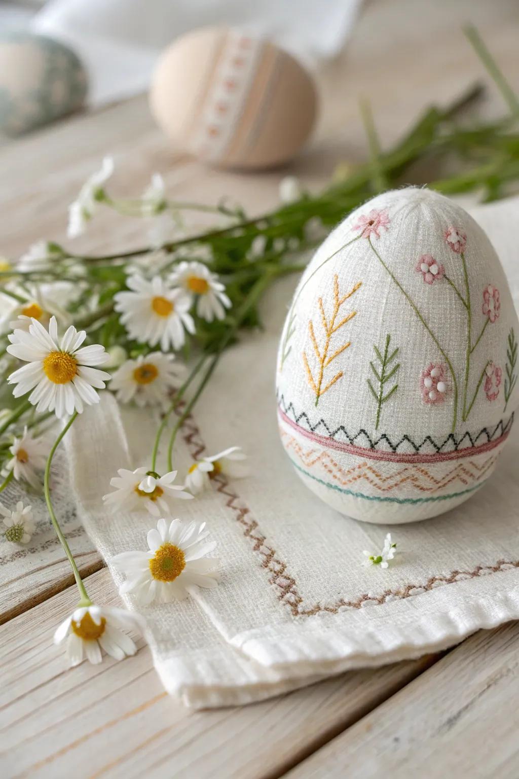 Protect your furniture with stylish Easter egg coasters that add a subtle seasonal accent.