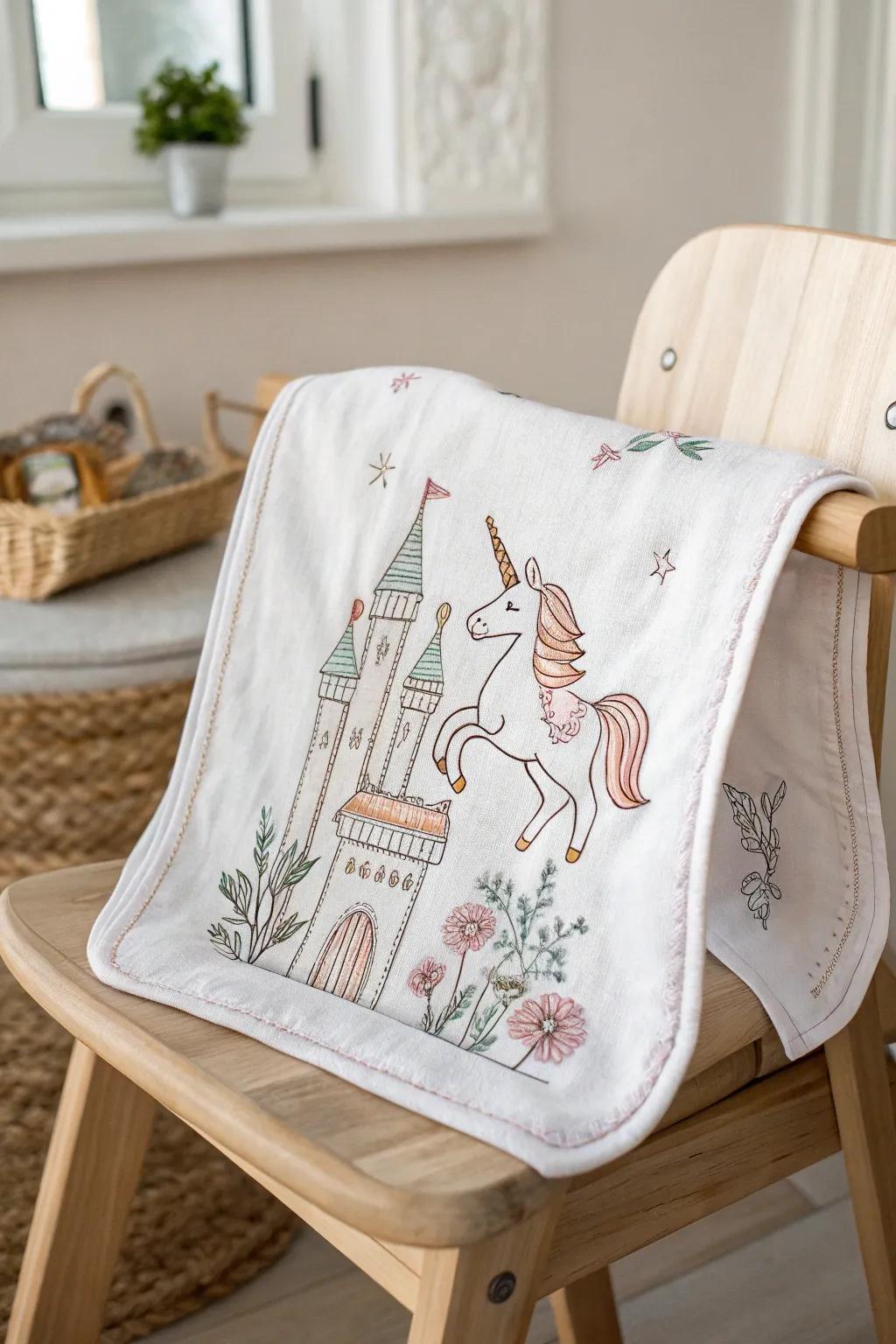 Magical fairytale embroidery to inspire wonder.