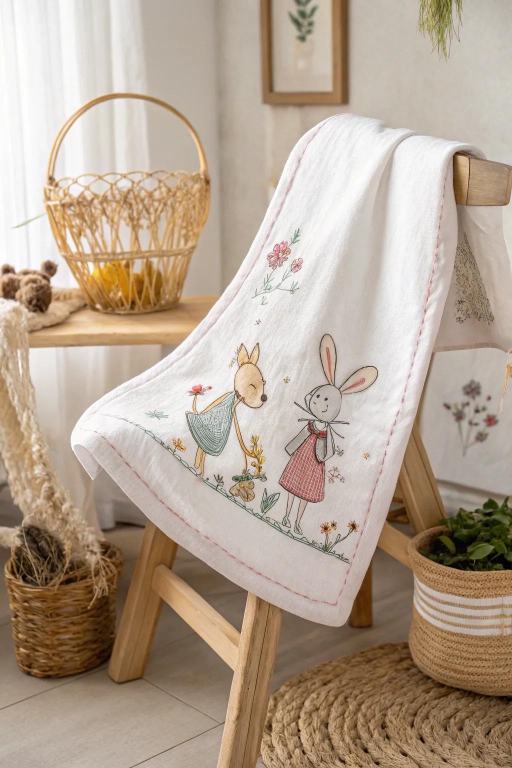 Bring beloved storybook characters to life with embroidery.