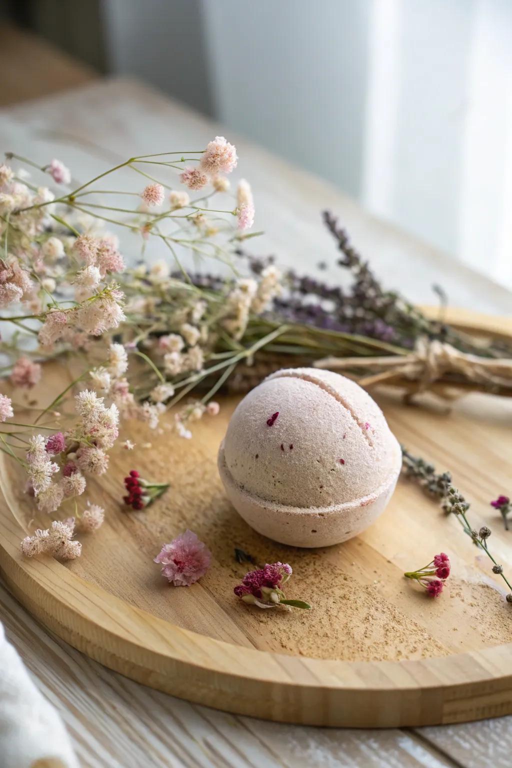 Savor the simplicity of eco-friendly bath bombs that nurture both your skin and the environment.
