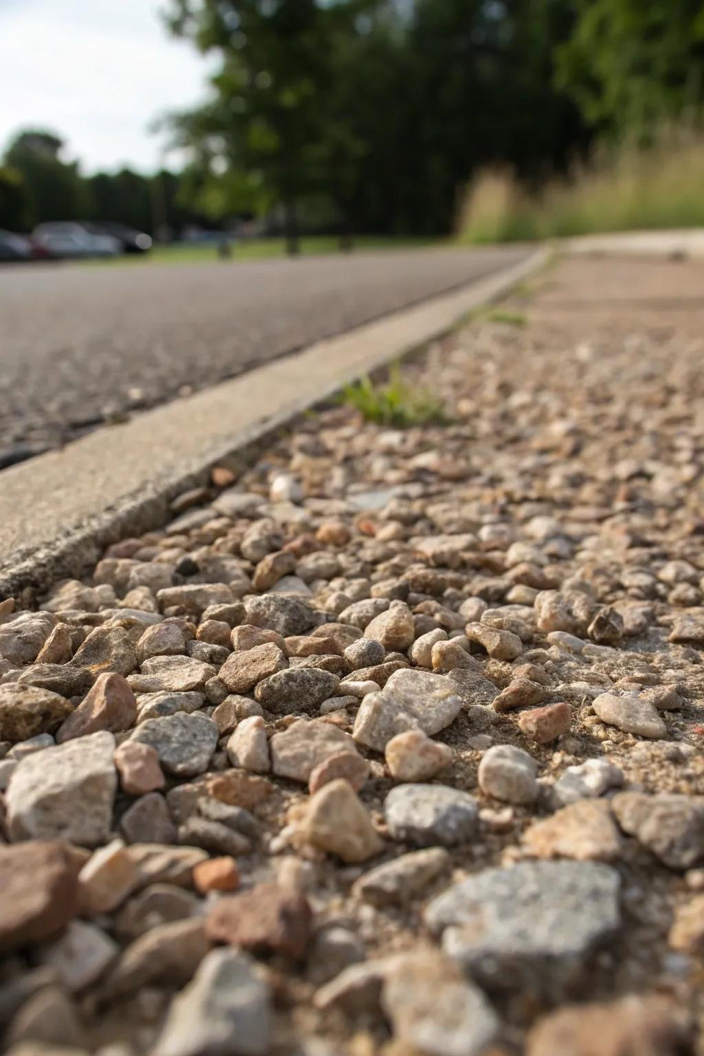 Crushed stone bases offer a sturdy and low-maintenance parking foundation.