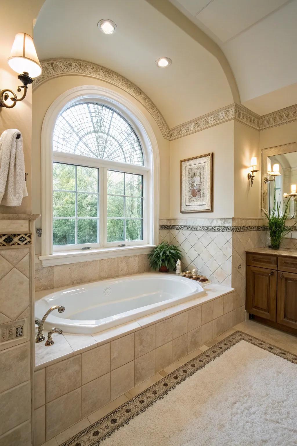 Neutral tones create a calming and elegant space.