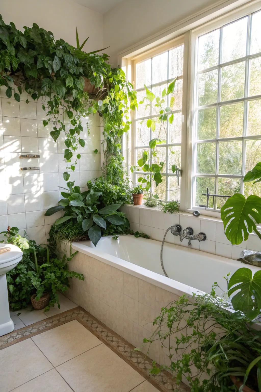 Plants bring a touch of nature indoors.