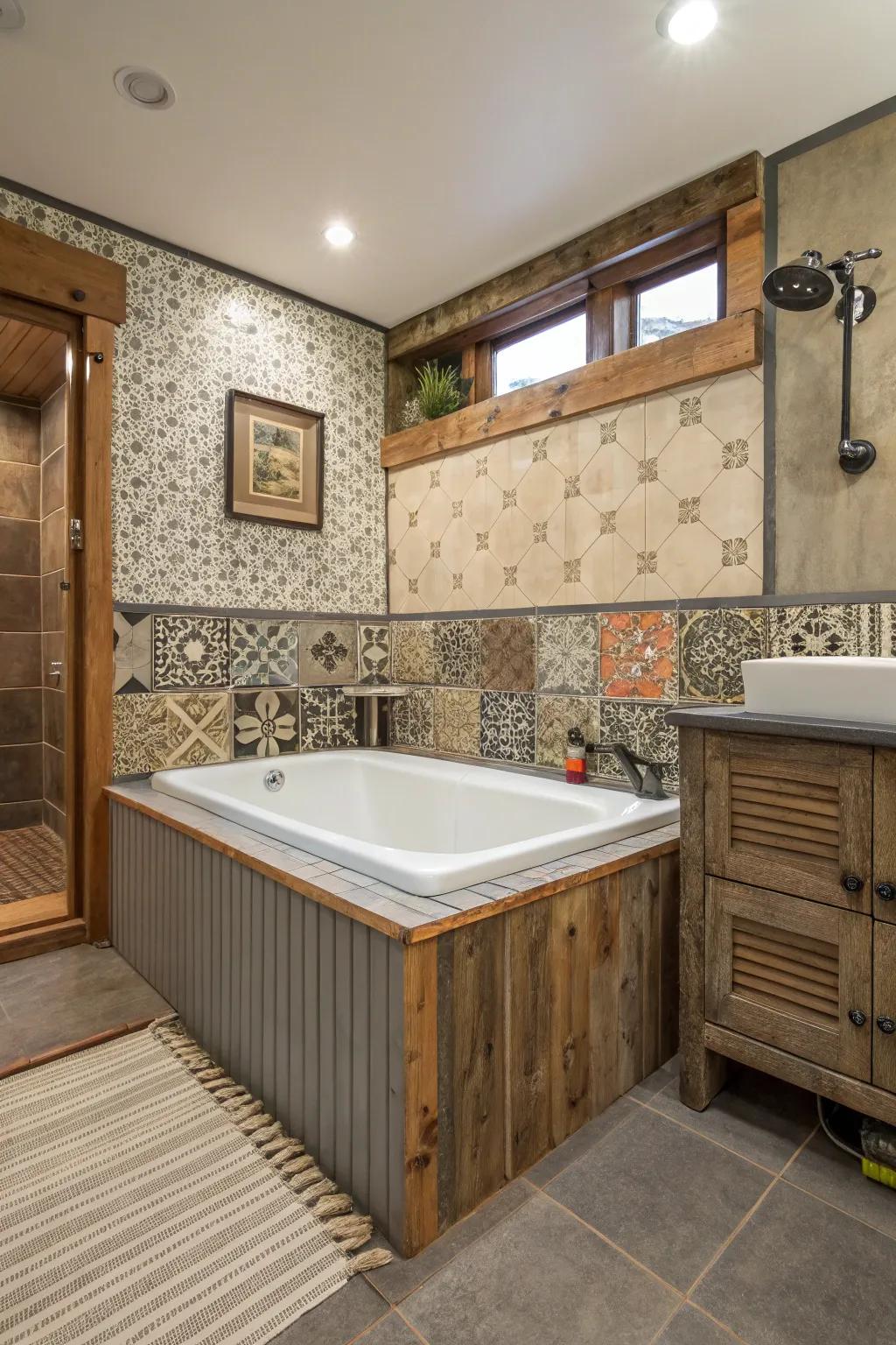 An eclectic mix adds creativity and uniqueness.