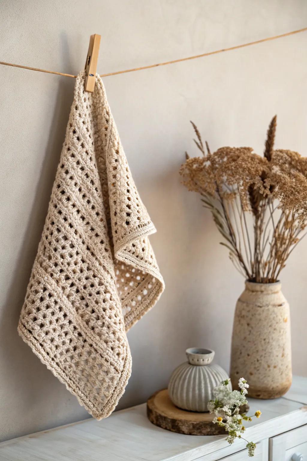 Handmade crochet dishcloths that are both functional and fun to make.