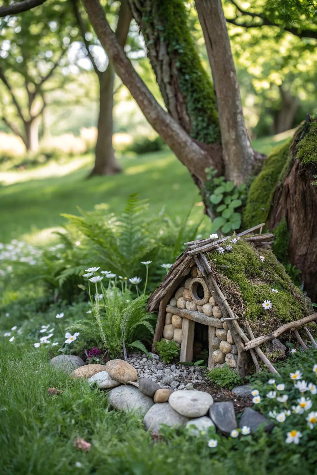 Uncover secret woodland hideaways with tiny fairy homes nestled in your garden.