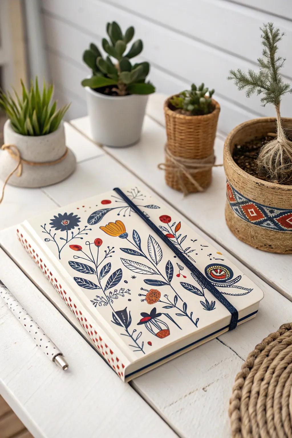 Turn your journal into a canvas with imaginative illustrations that showcase your style.