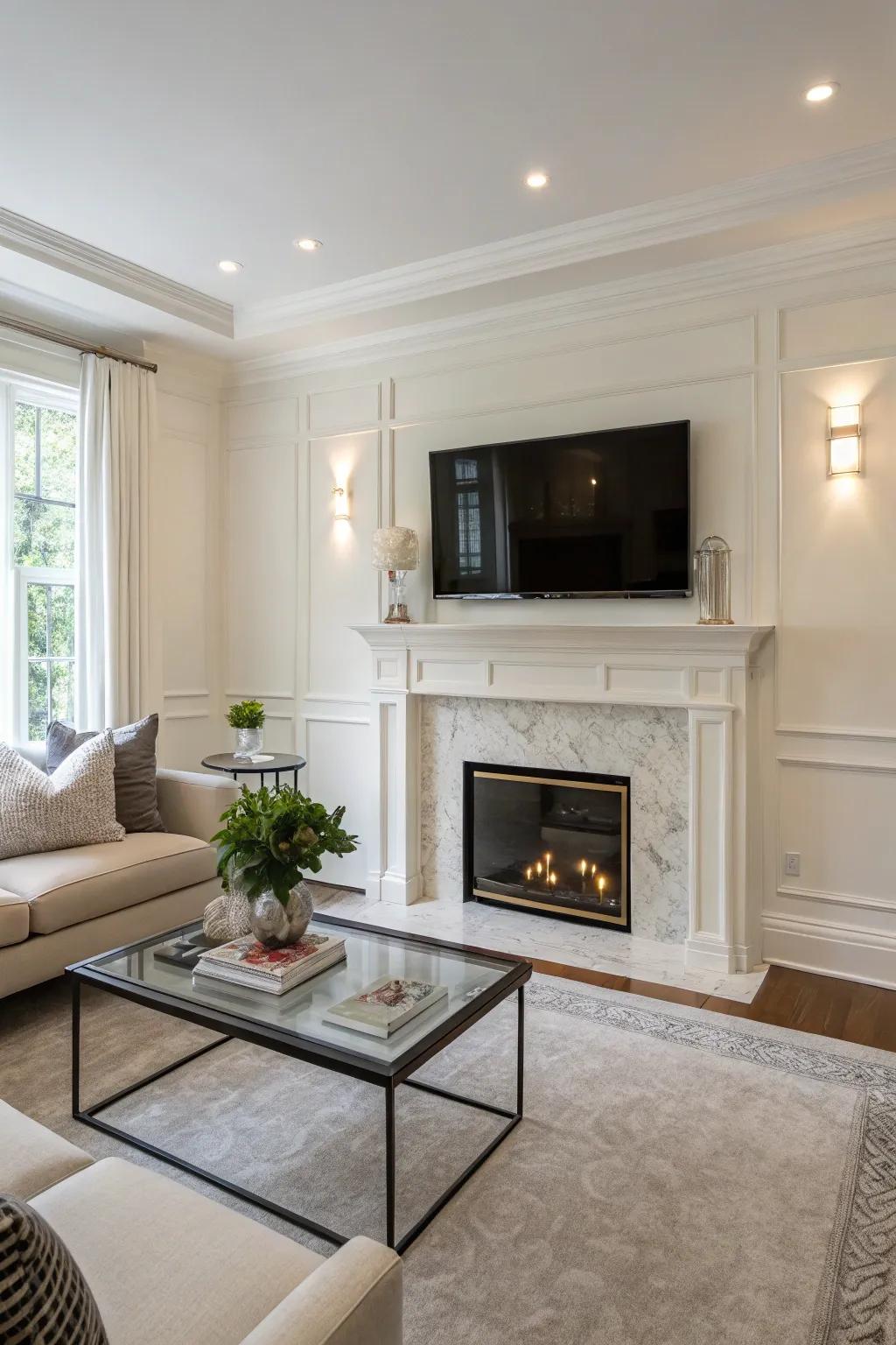 Minimalist design fosters a calm and uncluttered environment.