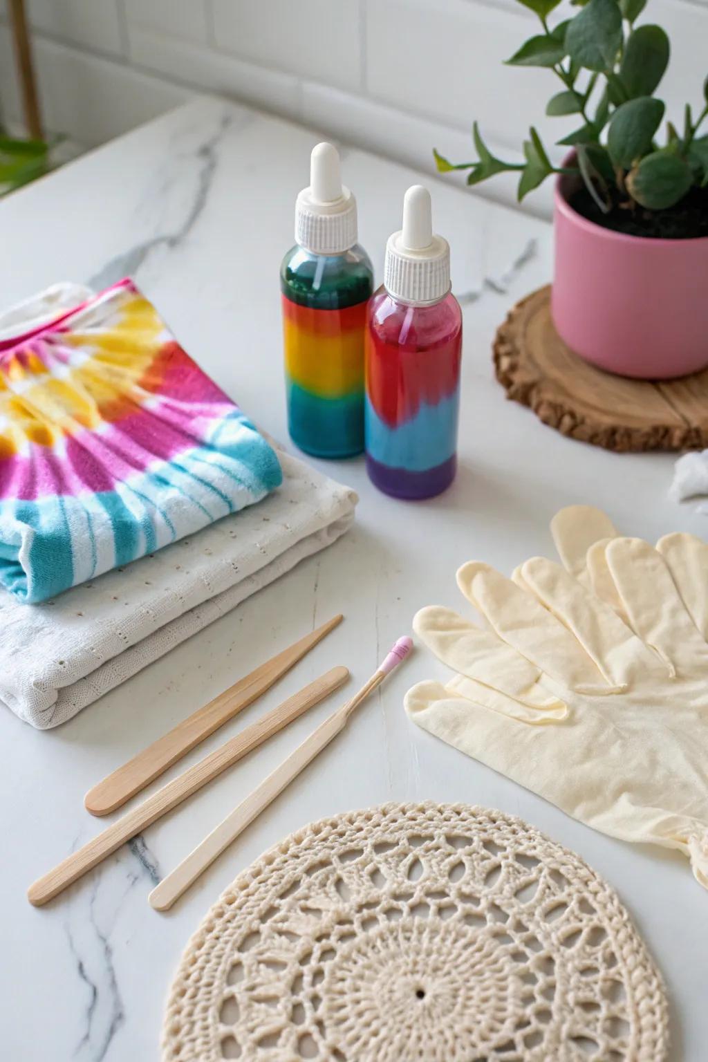 Ignite your artistic side with a comprehensive DIY tie dye kit-ideal for personalized creations.