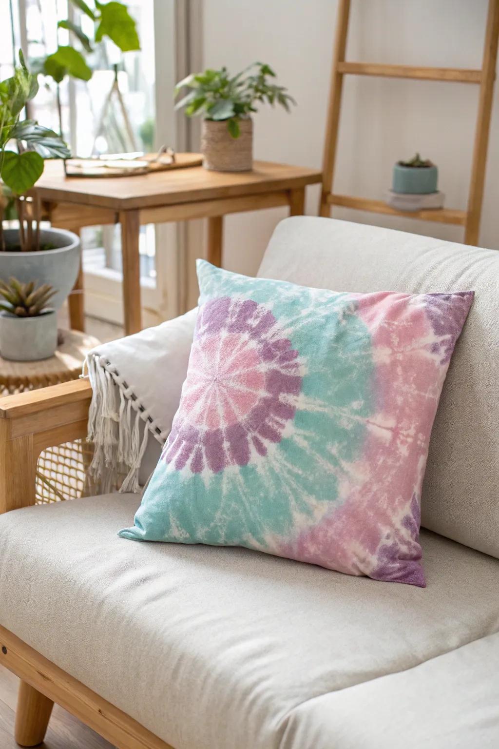 Add artistic comfort to your home with tie dye throw pillows that blend color and coziness.