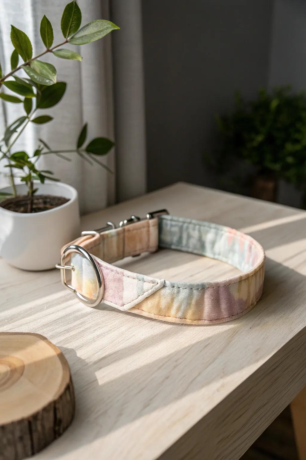 Give your furry friend a colorful upgrade with tie dye pet accessories.