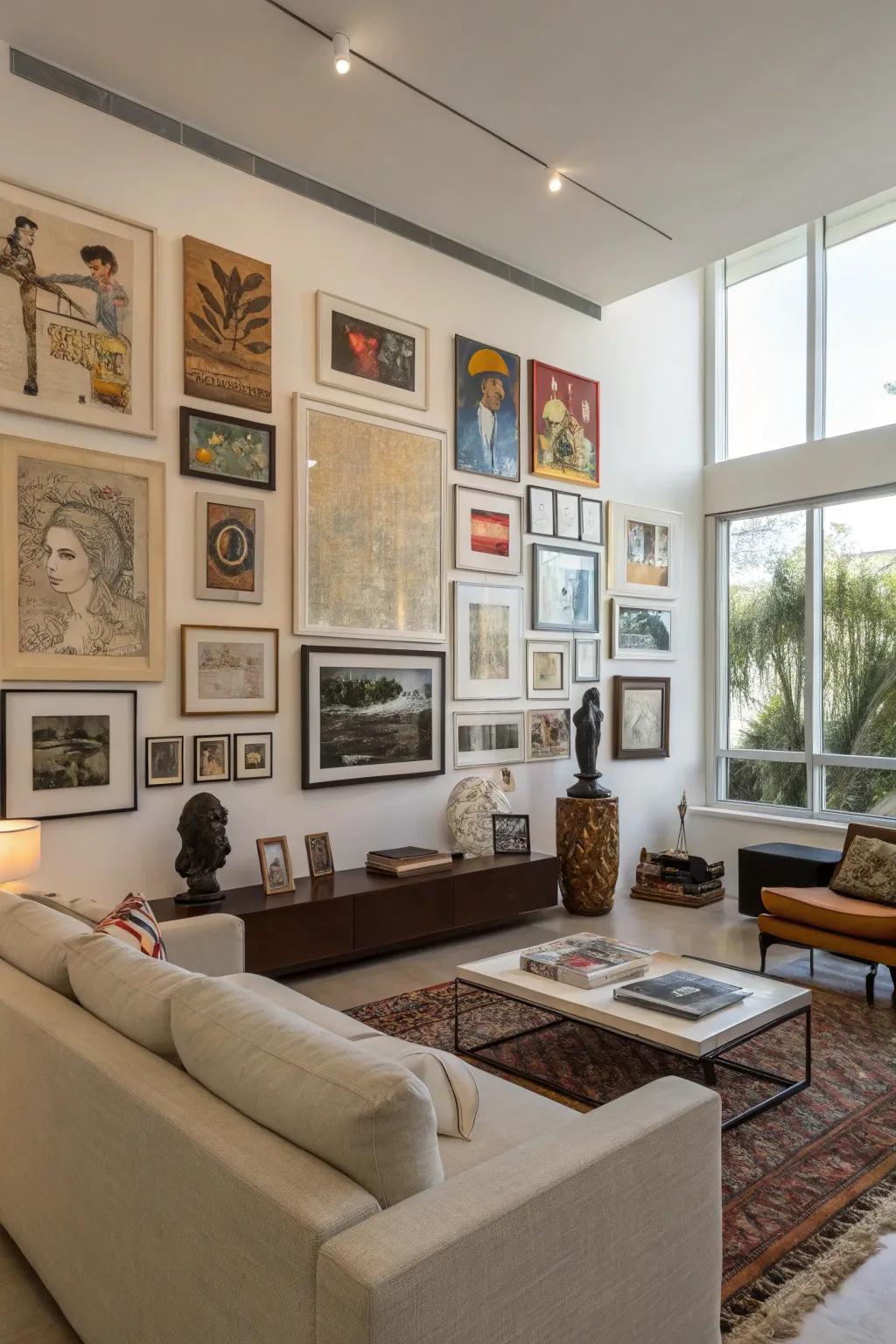 Unify diverse art pieces into a stunning collage.