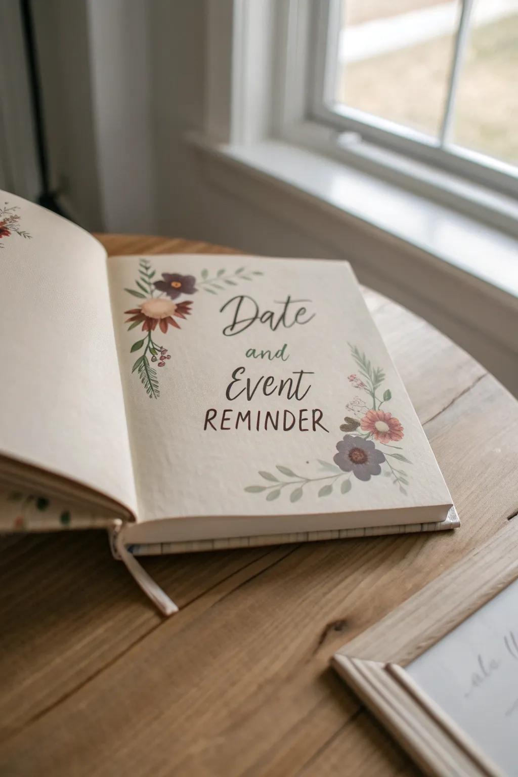 Celebrate memorable dates with beautifully designed reminders that bring moments back to life.