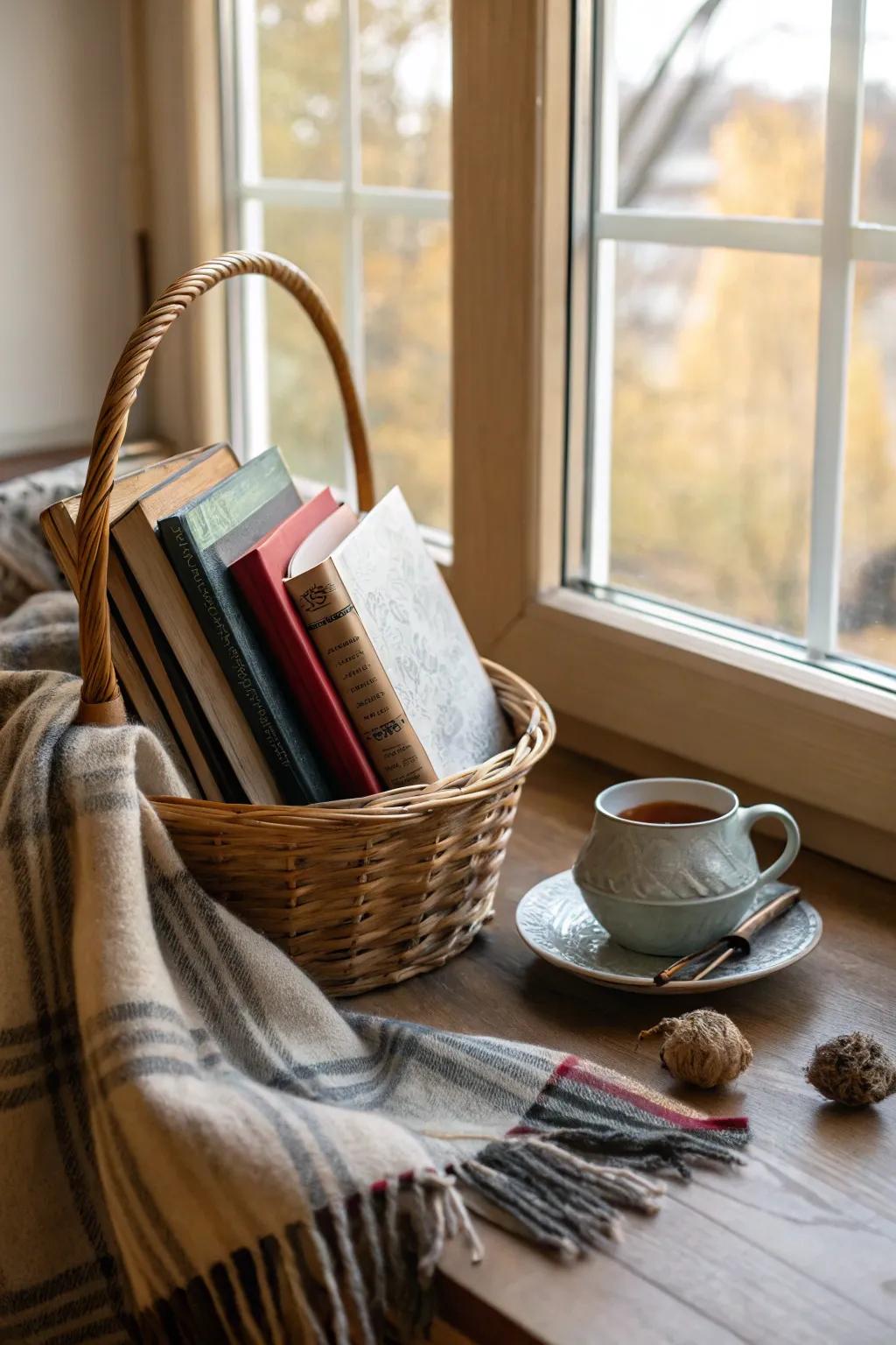 A cozy retreat for book lovers.