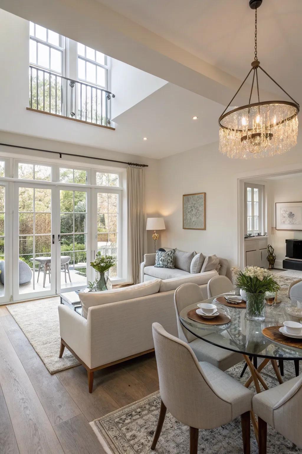 Kestrel white keeps spaces light and welcoming.