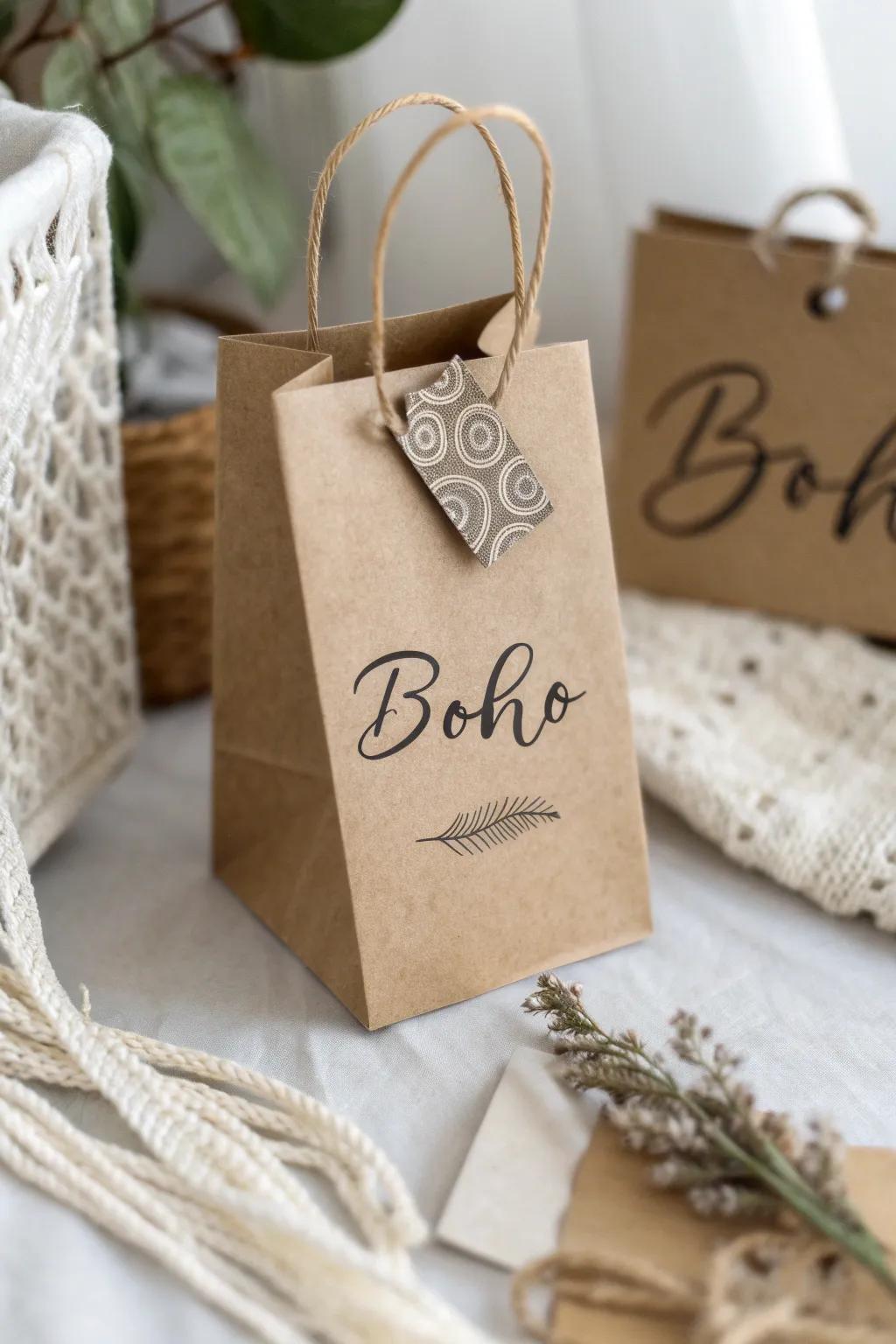 Handcrafted personalized gift tags.