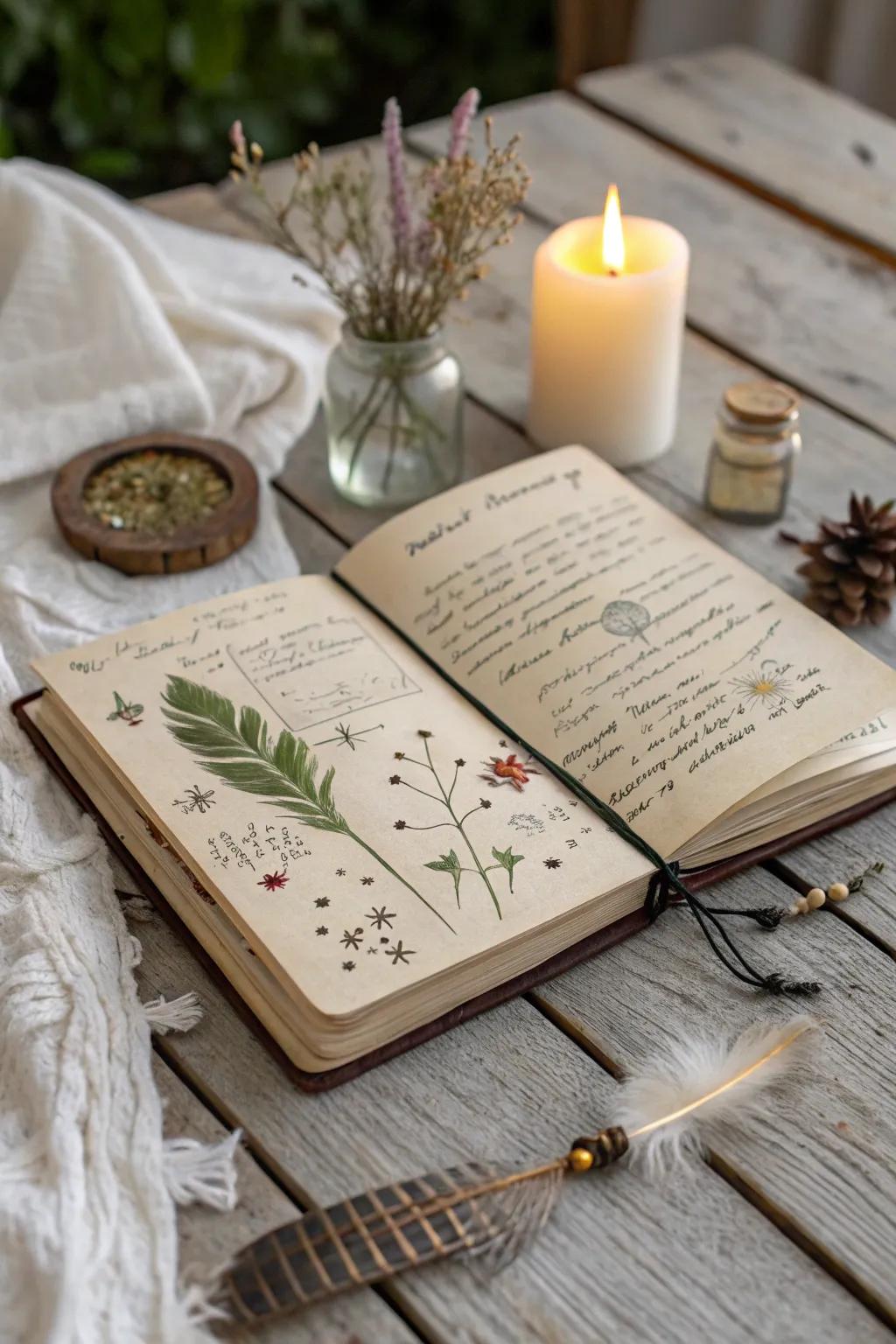 Bring your magical rituals to life in a spell book filled with imagination and personal meaning.