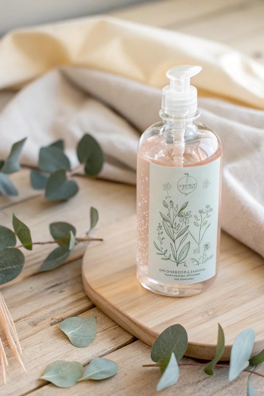 Handcrafted scented hand sanitizers for a practical and elegant favor.