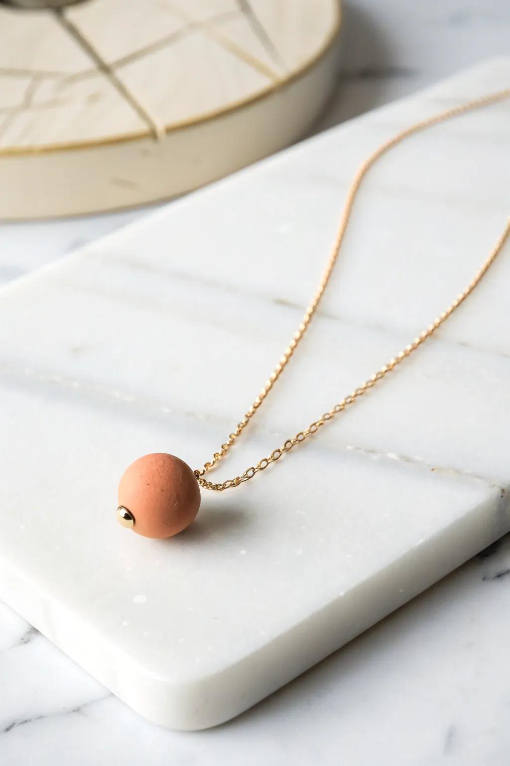 Minimalist clay bead necklaces showcase elegance through simplicity and refined design.